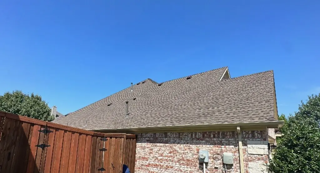Completed roof replacement project in Paradise